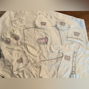 9piece baby girl set